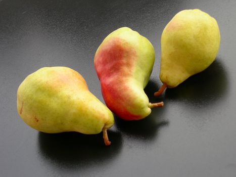 pretty autumn yellow pears