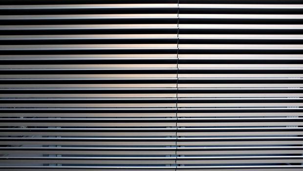 wide horizontal industrial metallic louver background