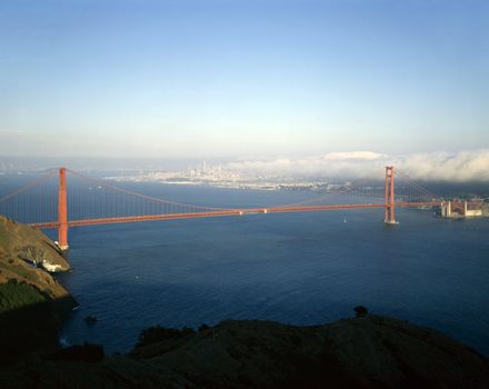 Golden Gate Bridge in San Francisco, California