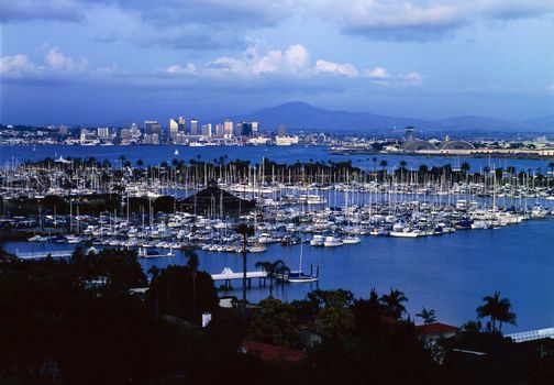 Shelter Island with Downtown San Diego