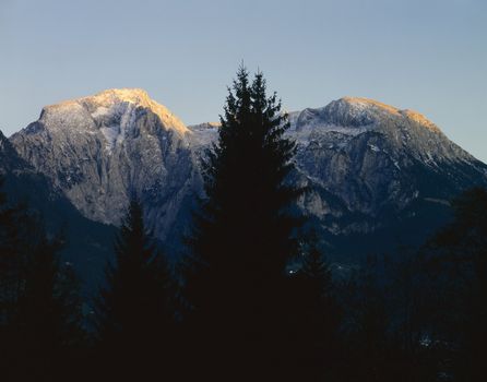 Sunset, Bavarian Alps, Germany