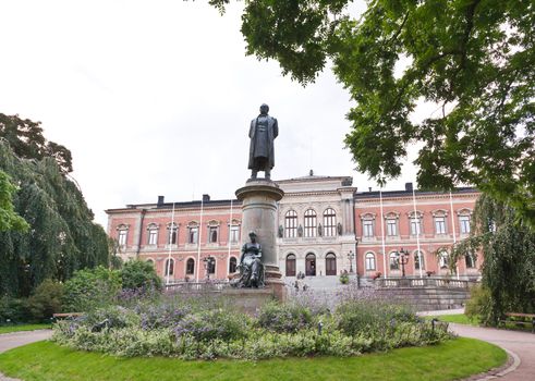 The famous Uppsala University in Sweden - the oldest university in Scandinavia 
