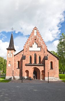 a church in a small town near uppsala in Sweden 