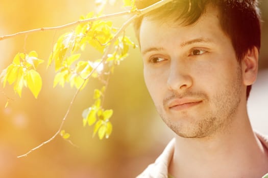 portrait of a man outdoors