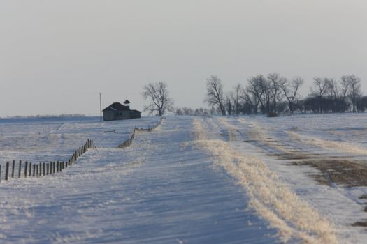 Abandoned House in Winter