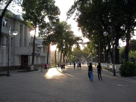 City landscape of the Tashkent, Uzbekistan