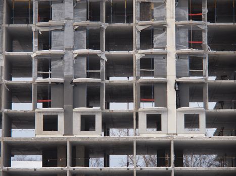 unfinished building 