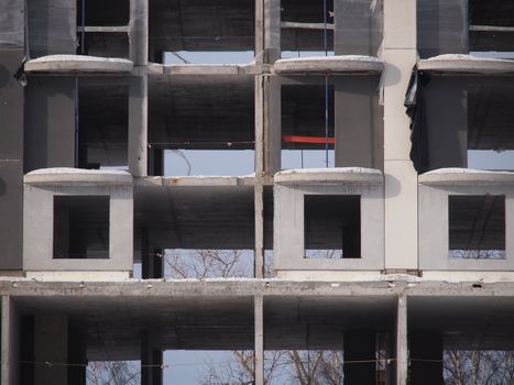 unfinished building 
