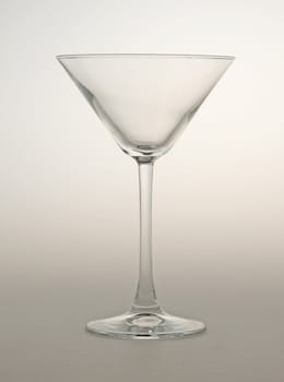 An entire view of a big cocktail glass