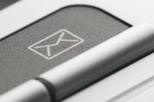Email sign with button on keyboard