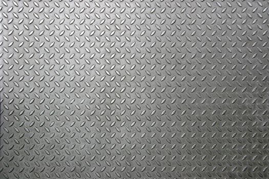 industrial metallic panel with a rhombus pattern