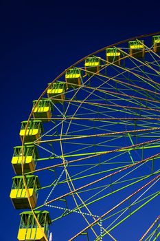 Ferris wheel on the fair of El Puerto de Santa Maria