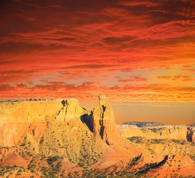 Sunset in the New Mexico Desert