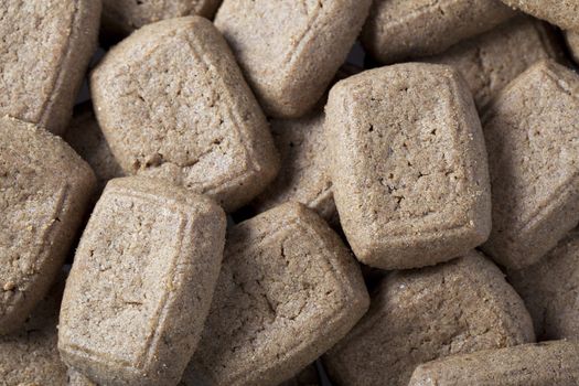 Dutch speculaar or shortcrust biscuit served in Holland on December 5th.