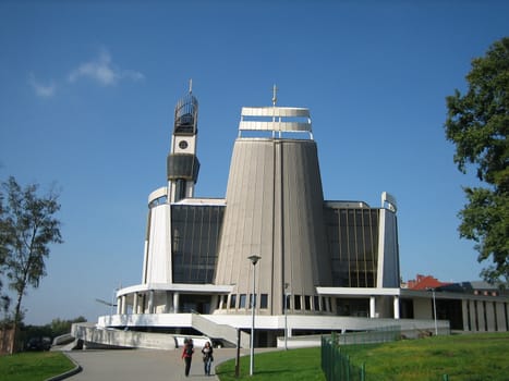 Catholic sanctuary in Lagiewniki, Poland