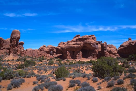 Arches National Park preserves over 2,000 natural sandstone arches, including the world-famous Delicate Arch, in addition to a variety of unique geological resources and formations.