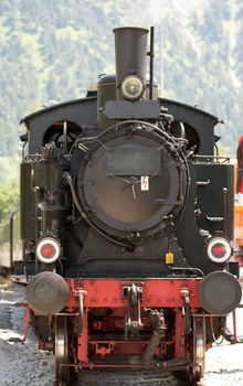 Steam locomotive 70 083 at the anniversary celebration railway Schliersee - Bayrischzell