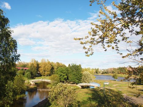 Park in the fall 