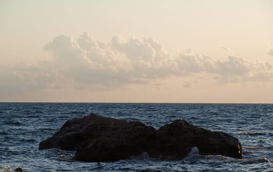 landscape image of the sea with sky