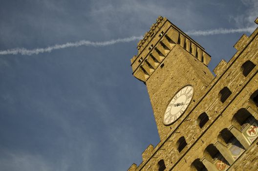 Majesty of Piazza della Signoria in Florence, Italy