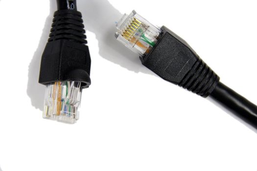 Two ethernet cables