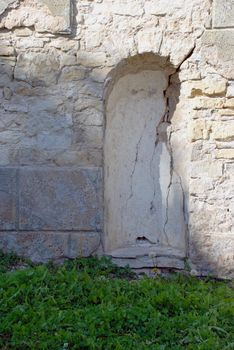 Niche in the wall of an old manor