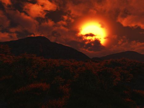 a beautiful sunset