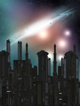 the future of town on a new planet
