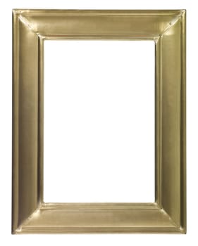 Vintage Gold Frame isolated on white background