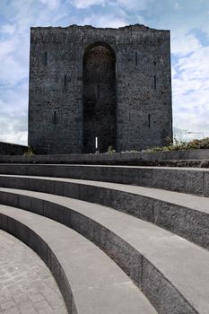 restored Listowel castle on the banks of the river feale in listowel county kerry ireland