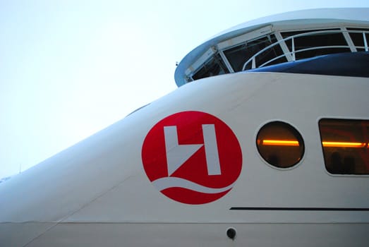 The norwegian coastal steamer Hurtigruten.