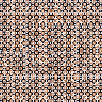 Seamless tile pattern of ancient ceramic tiles.