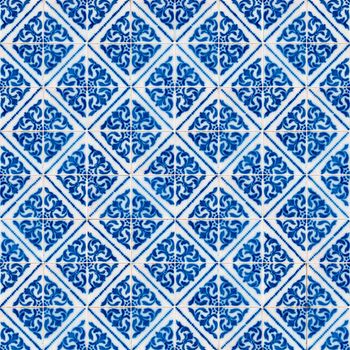 Seamless tile pattern of ancient ceramic tiles.