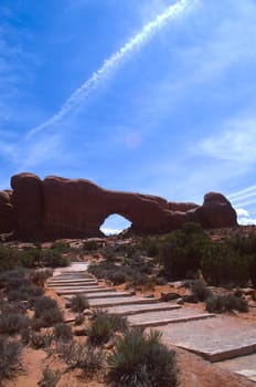 Arches National Park preserves over 2,000 natural sandstone arches, including the world-famous Delicate Arch, in addition to a variety of unique geological resources and formations.