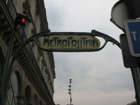 Metro sign - Paris