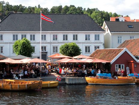 Restaurant in Karagerø, Krageroe Norway