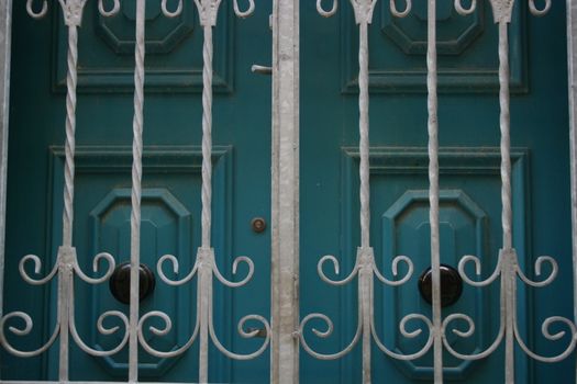 Blue Door Silver Gate