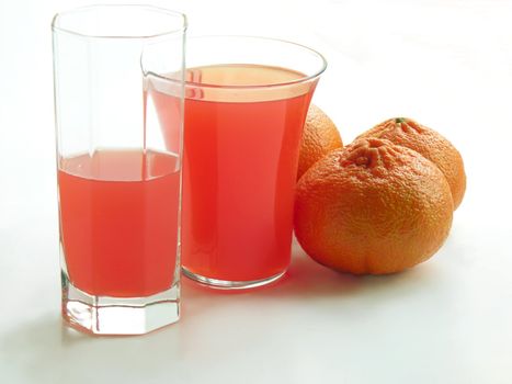 orange juice and citrus fruits