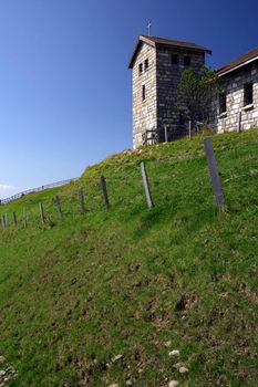 A church on top of Rigi, Switzerland.
