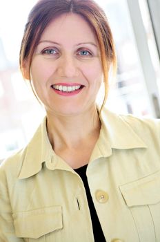 Portrait of a mature smiling business woman