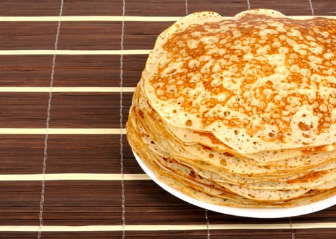 pancakes on the mat