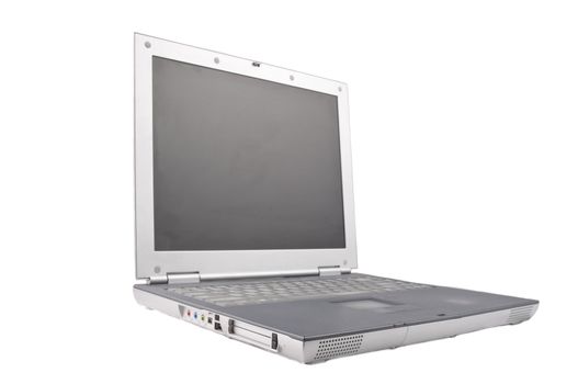 Laptop computer isolated on white