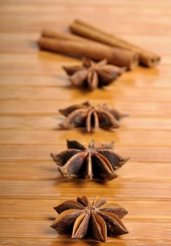 Cinnamon and star anise