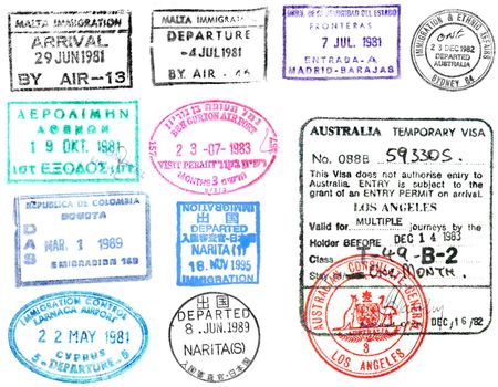 passport visaa and stamps