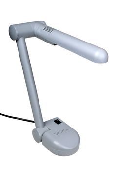 gray desk lamp