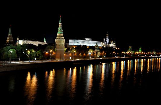 Moscow Kremlin at night