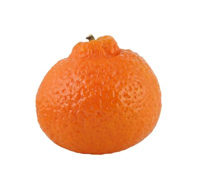 mandarin orange on white