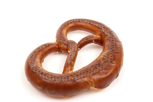 Bread and buns isolated against a white background