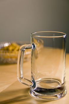 closeup beer mug with handle macro object
