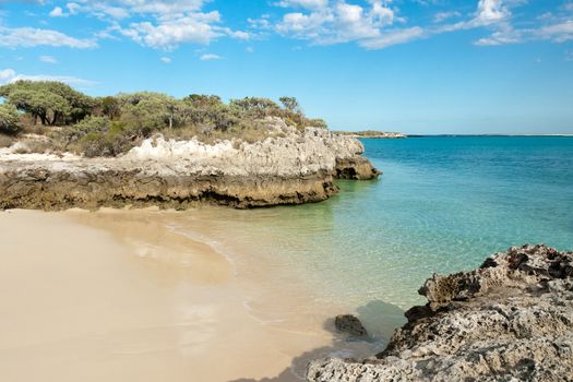 Scenic seascape overlooking the Indian Ocean at Andavadoaka, Madagascar